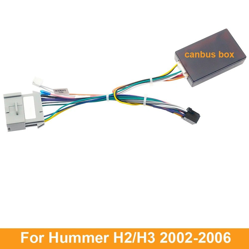Car 16pin Power Wiring Harness Adapter With Canbus for Hummer H2/H3 2002-2006)