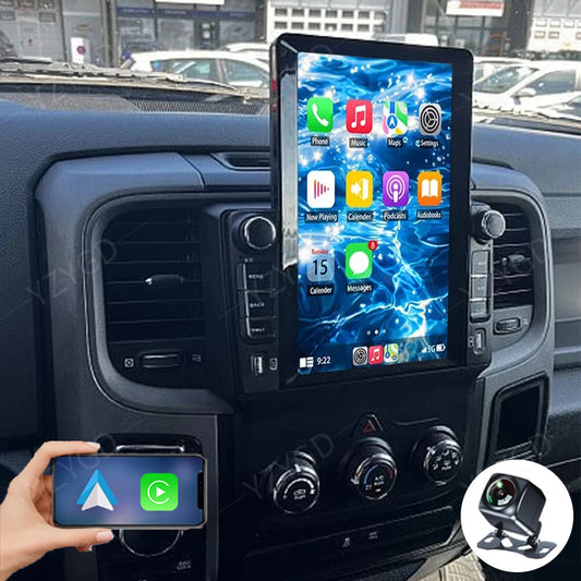 for Ram Tradesman Warlock 2016-2024 Stereo Apple Carplay GPS Car Radio Screen FM