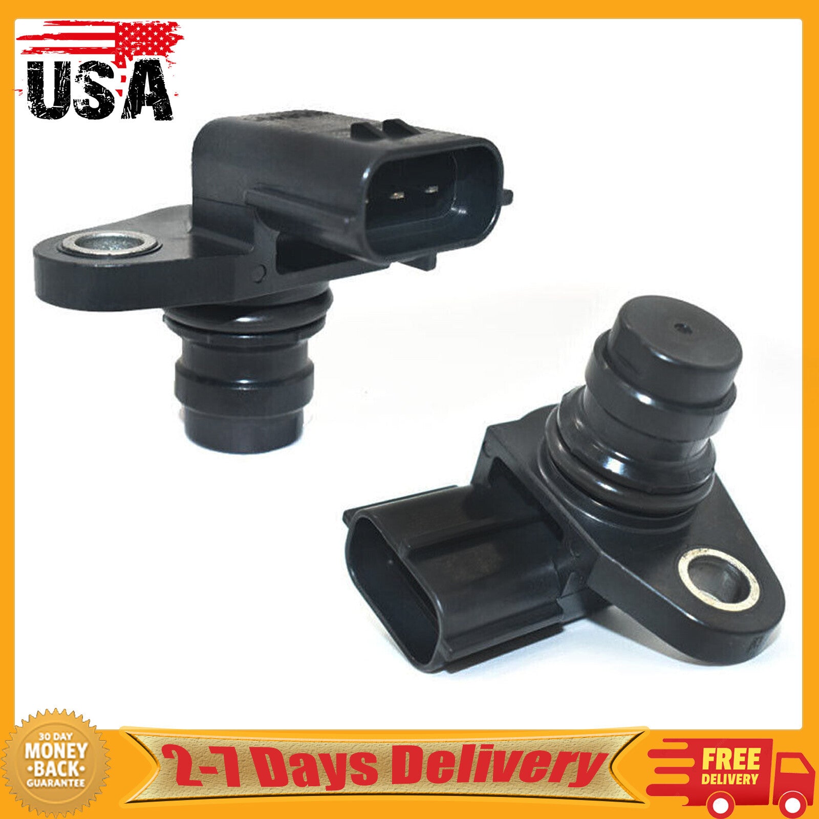 2x Camshaft Position Sensor 8658495 for Volvo C30 C70 S40 S60 V50 XC70 2.5L 3.0L