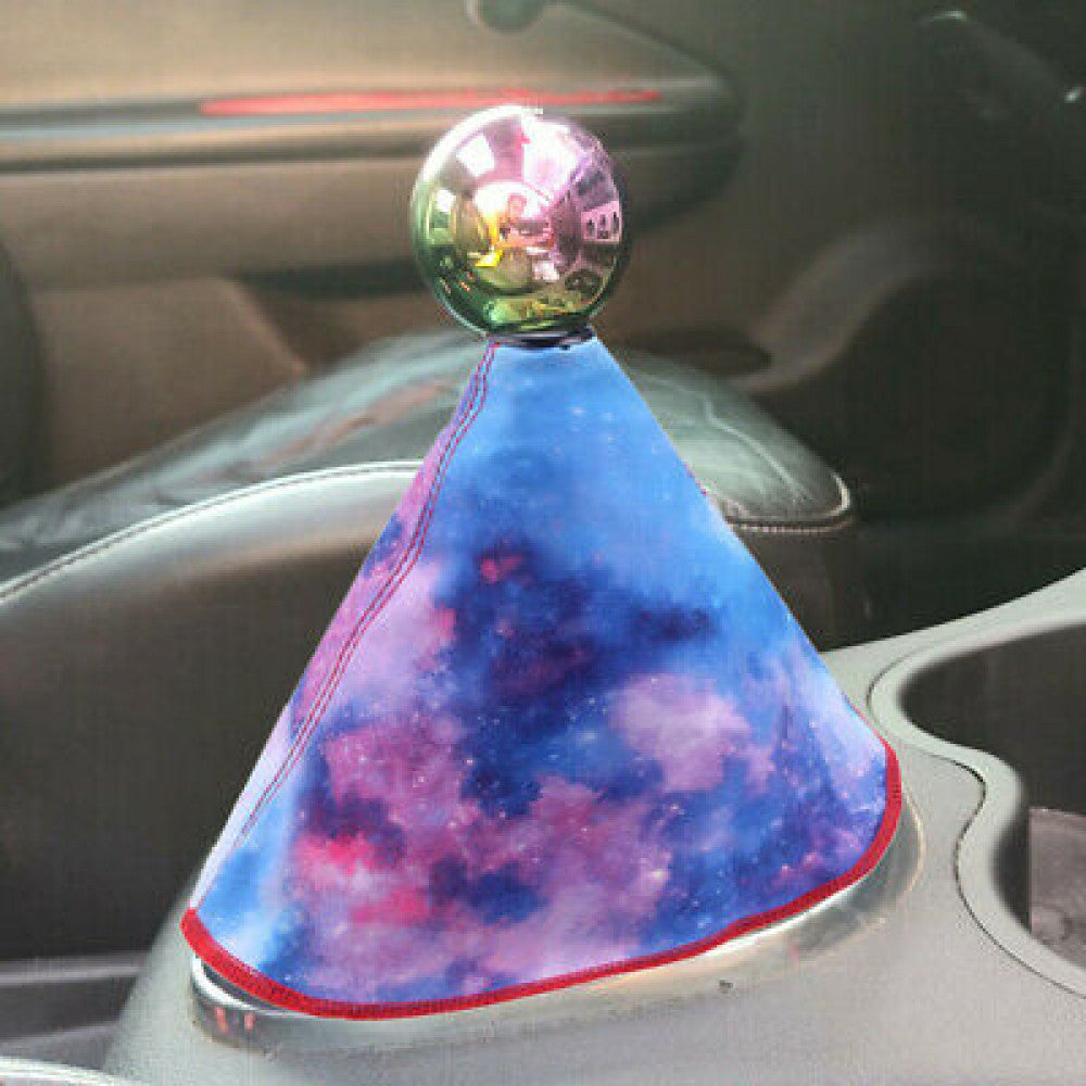 Universal Shift Lever Knob Boot Cover Racing Shift Boot Cover Gaiter JDM Style