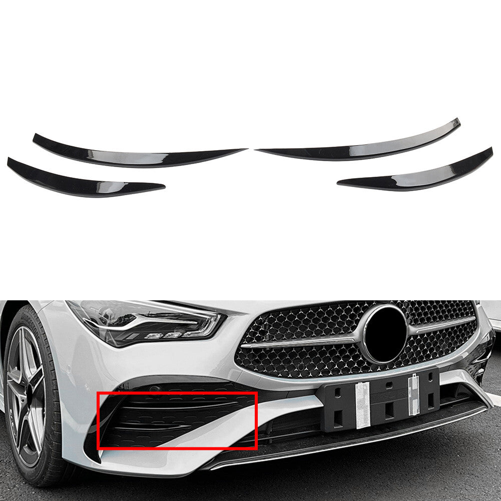 Fog Light Grille Strips Trim for Mercedes-Benz CLA Class C118 X118 2023-2024 24
