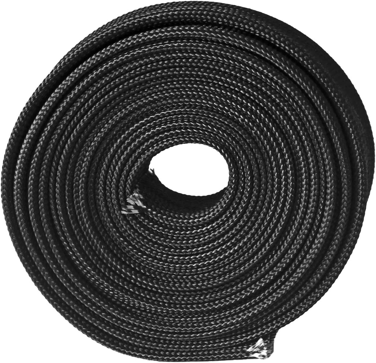 1-inch ID 25mm heat-insulated adjustable hose for hot spark plug wires suitable for automotive wiring.
