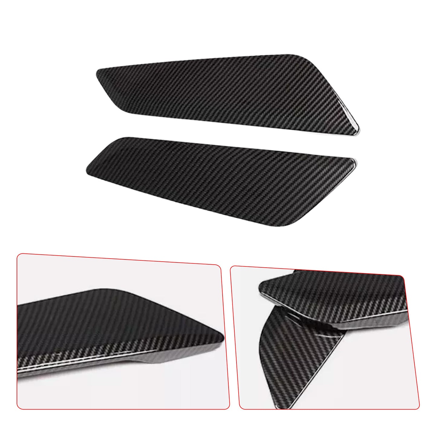 Carbon Fiber Side Fender Air Vent Trims fit 2018-2023 for BMW 5 Series G31 G30 M550i