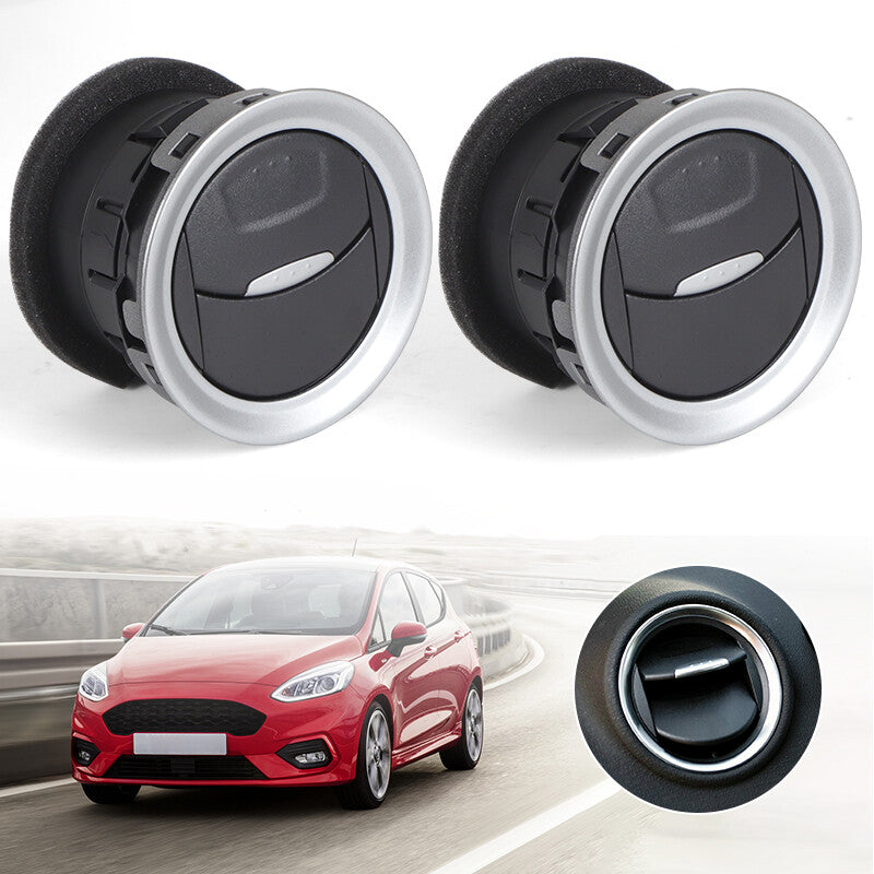 2x Air-Conditioning Outlet Air Vent Grille Diffuser Fit for Ford Fiesta Connect