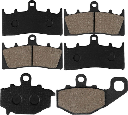 Front Rear Brake Pads for Kawasaki ZZR600 ZX 600 2005-2008, ZX6R ZX-6R ZX600 1998