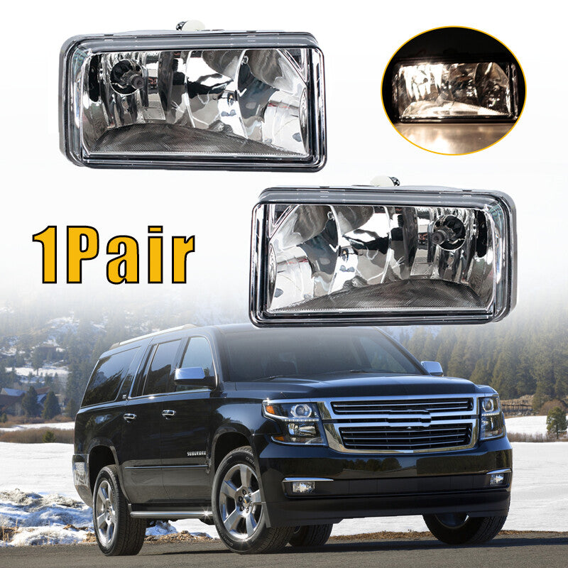 1 Pair White Fog Light For 2007-15 for Chevrolet Silverado / Suburban / Tahoe