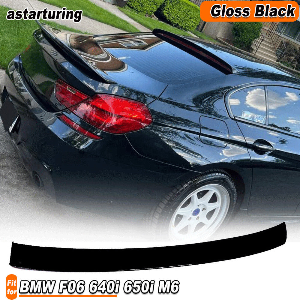 Gloss Black Rear Roof Spoiler Top Wing Fit for BMW 640i 650i M6 Gran Coupe 12UP