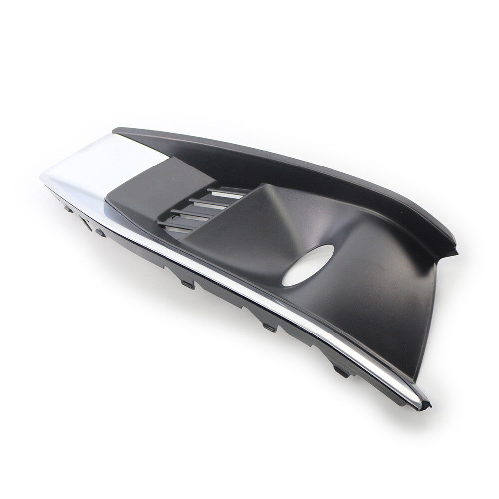 Front Bumper Fog Light Grille Grill Cover Trim for Audi A4L 2020-2022 Left Side