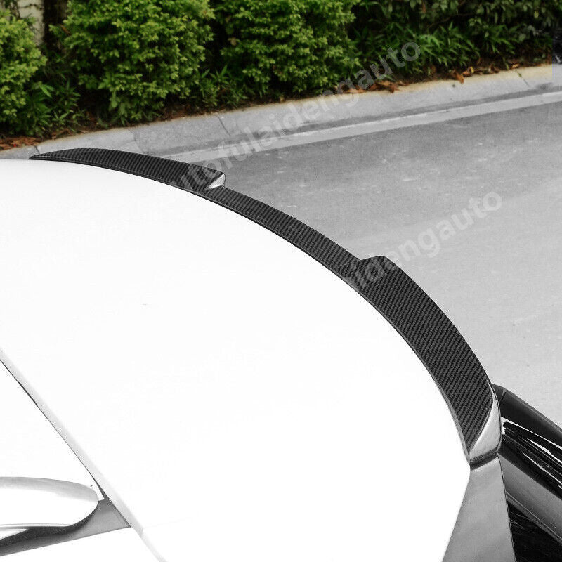 for LEXUS NX200 200t NX300h 2015-2021 Real Carbon Fiber Trunk Top Wing Spoiler