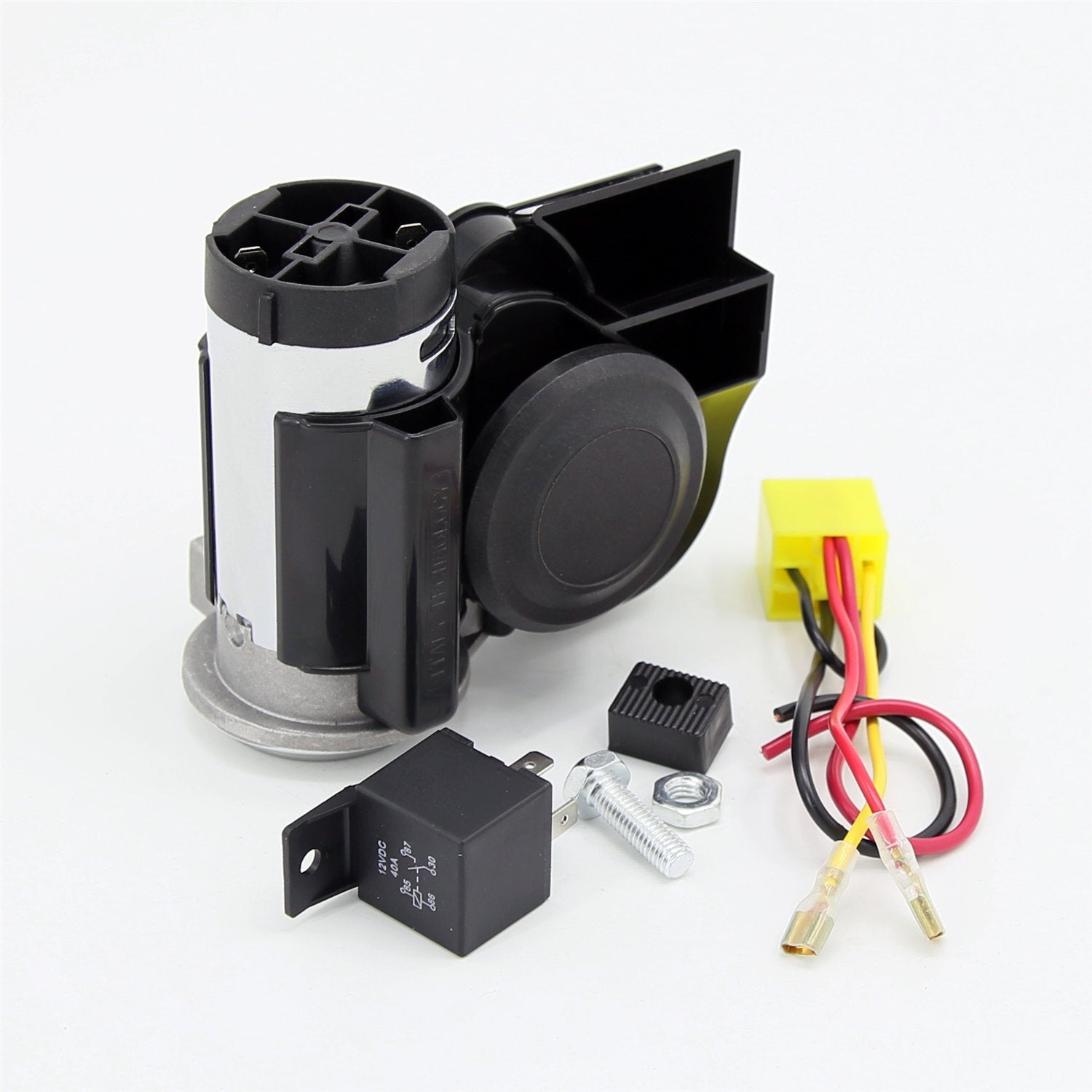 12V 300DB Loud Electric Air Horn Kit US for Turck Boat Train Motorcycles