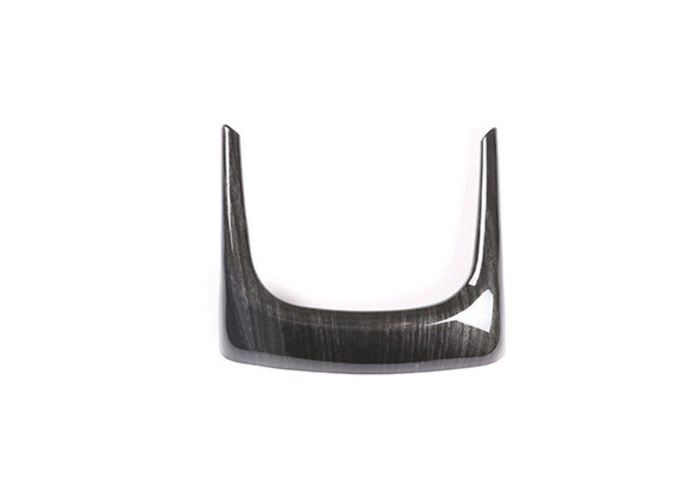 Armrest Box Rear U-shaped Cover for BMW X1 F48 2016+ X2 F47 18-22 ABS Black Wood