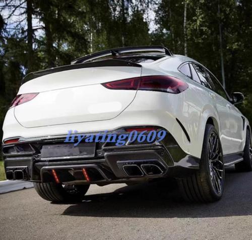 Suitable for Mercedes-Benz 2020 - 2022 GLE53 GLE63 Coupe. Dry carbon rear tailgate boiler lip.