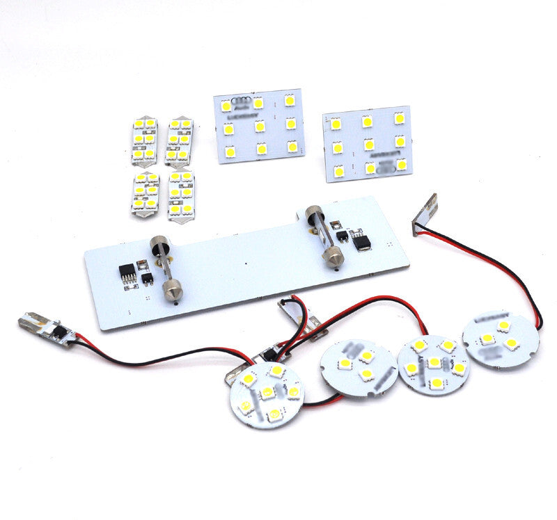 Set 6000k panel LED Interior Dome map Light Kit Bulbs for Audi A4 8k 2008-2016