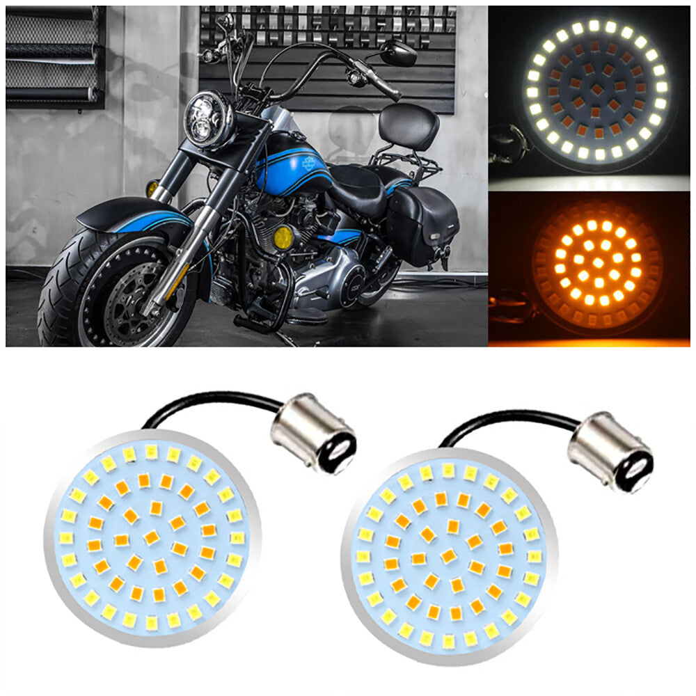 LED Turn Signal Lights Front Rear for Harley Davidson Touring Street 1156 1157