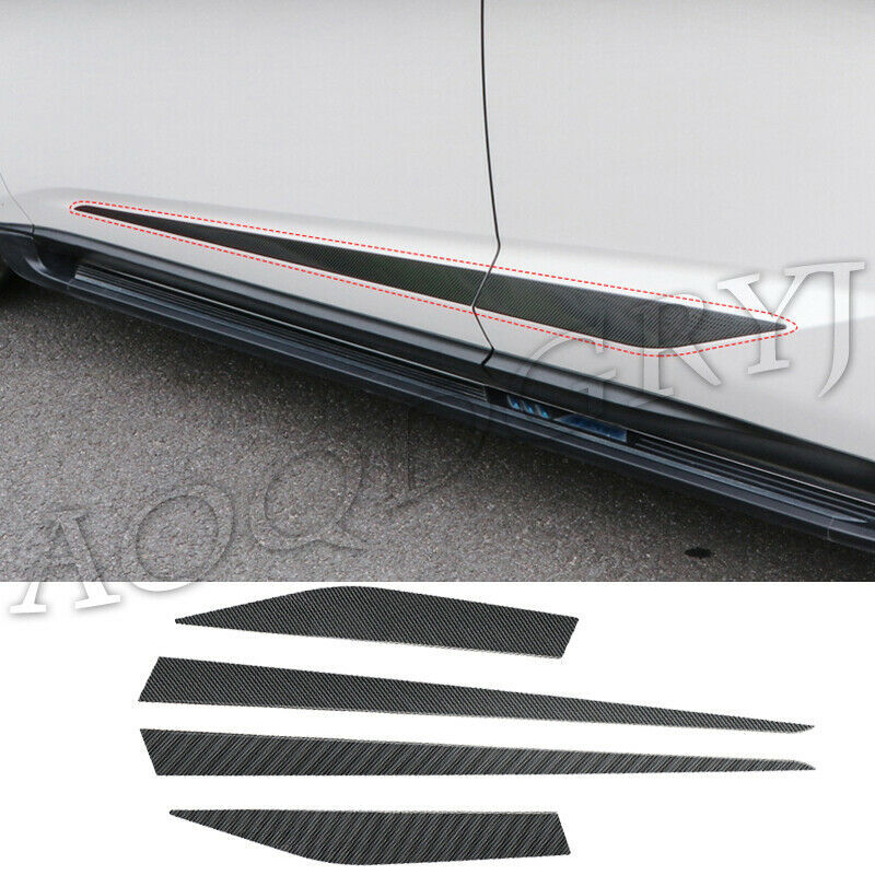 for Lexus NX200T/300H 2015-2021 Carbon Fiber Door Body Side Molding Line Cover