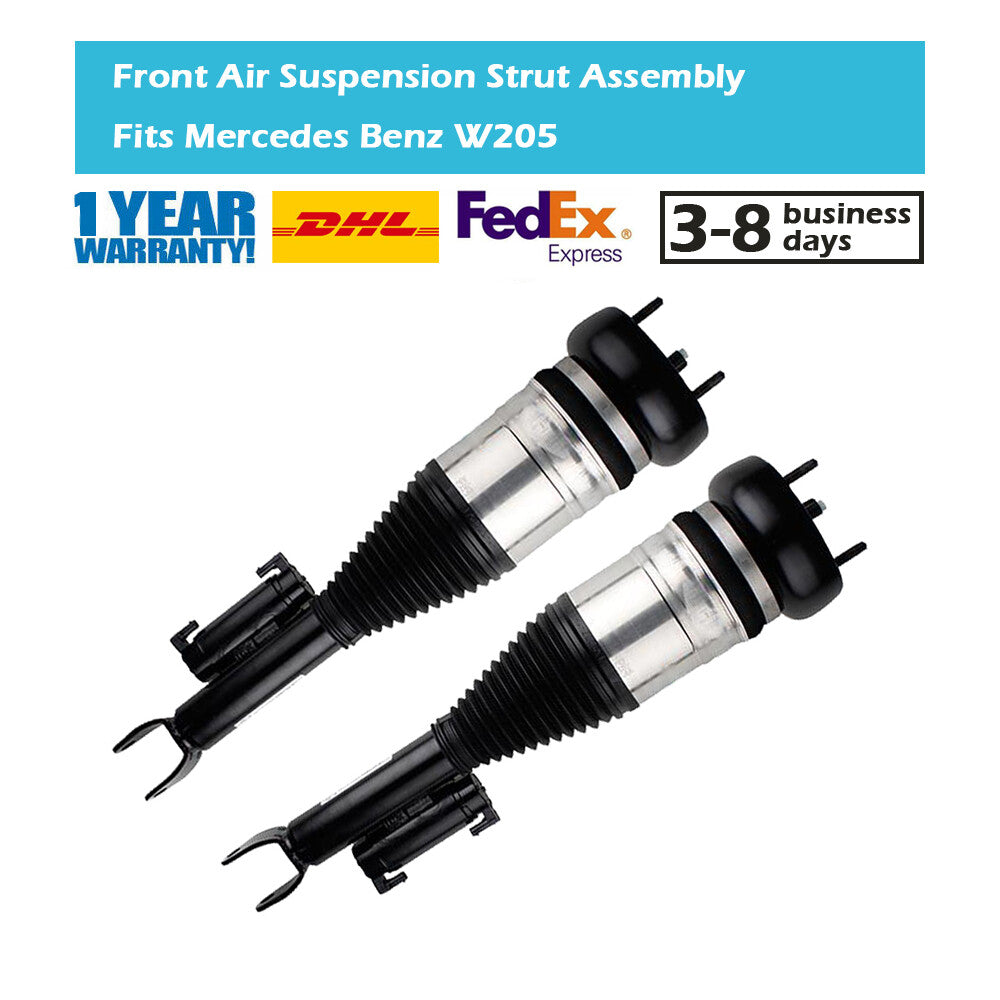 Pair Front Left and Right Air Suspension Strut Fit for Benz C-Class W205 200 250 350