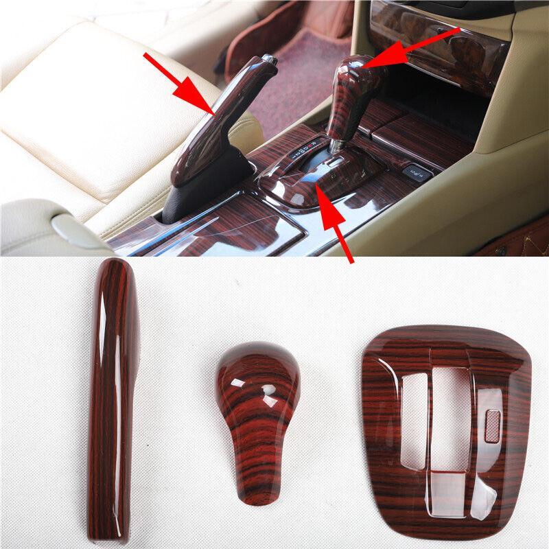 Wood Grain Look Gear Shift Panel Cover Trim for Honda Accord 2008-2012