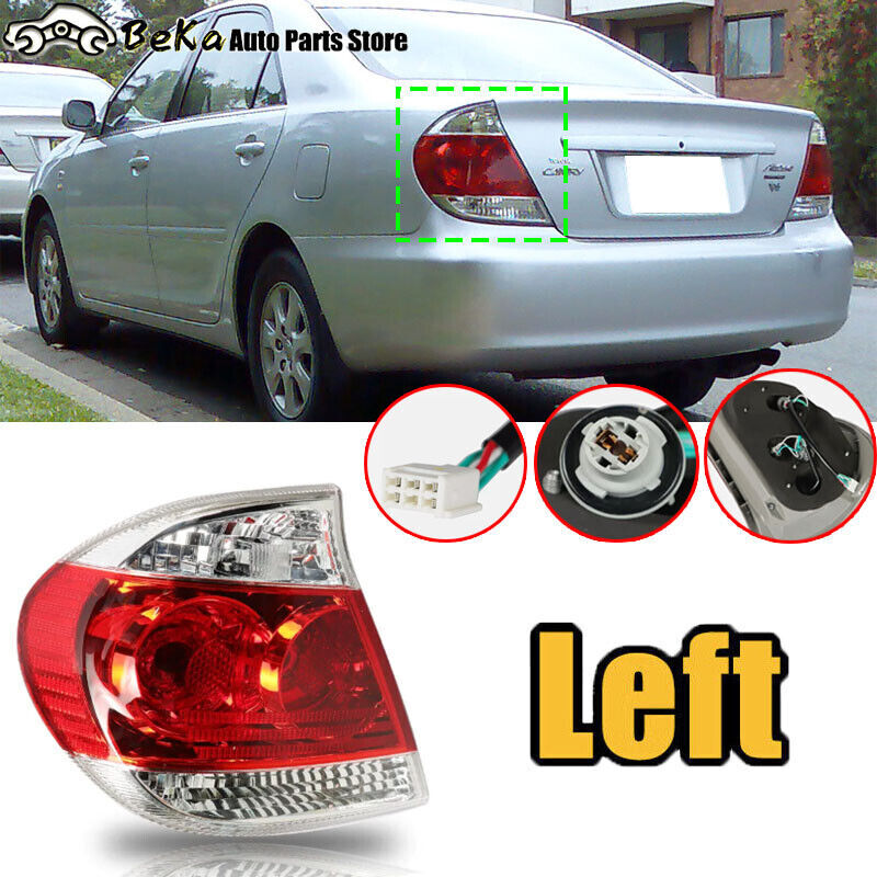 Left side: Suitable for 2005-2006 for Toyota for Camry taillight and brake light assembly.