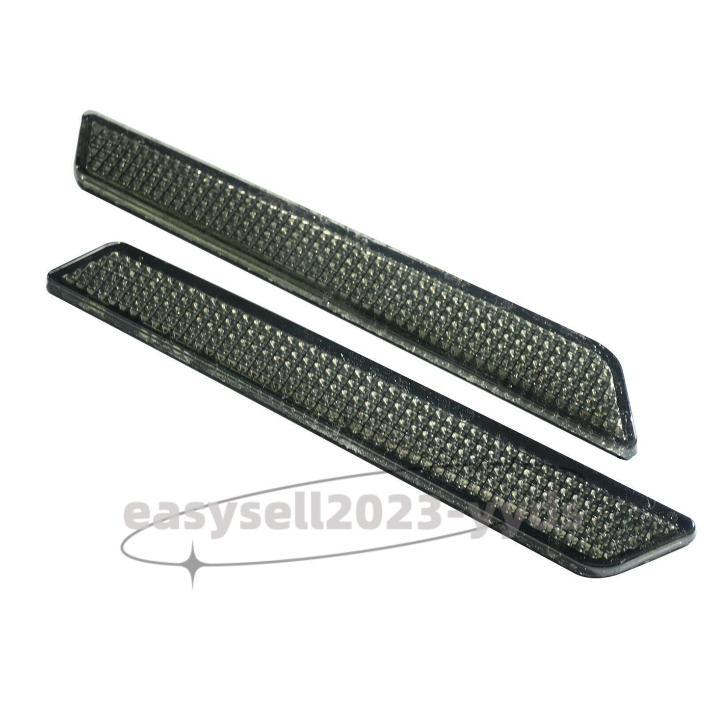 Smoke Saddlebag Latch Covers Reflectors for Harley Davidson Touring 1993-2013
