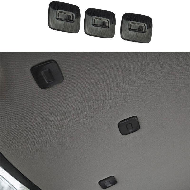 Black Titanium Rear Roof Car Cover Trim Fit for Volvo S60 2011 2012-2018 3PCS