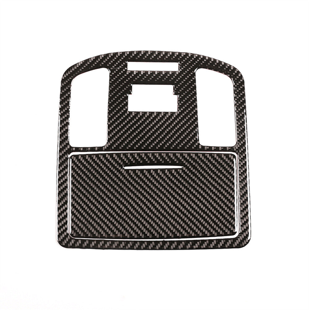 For T@yota Hilux Revo 2015-2021 Carbon Fiber Front Reading Light Lamp Panel Trim