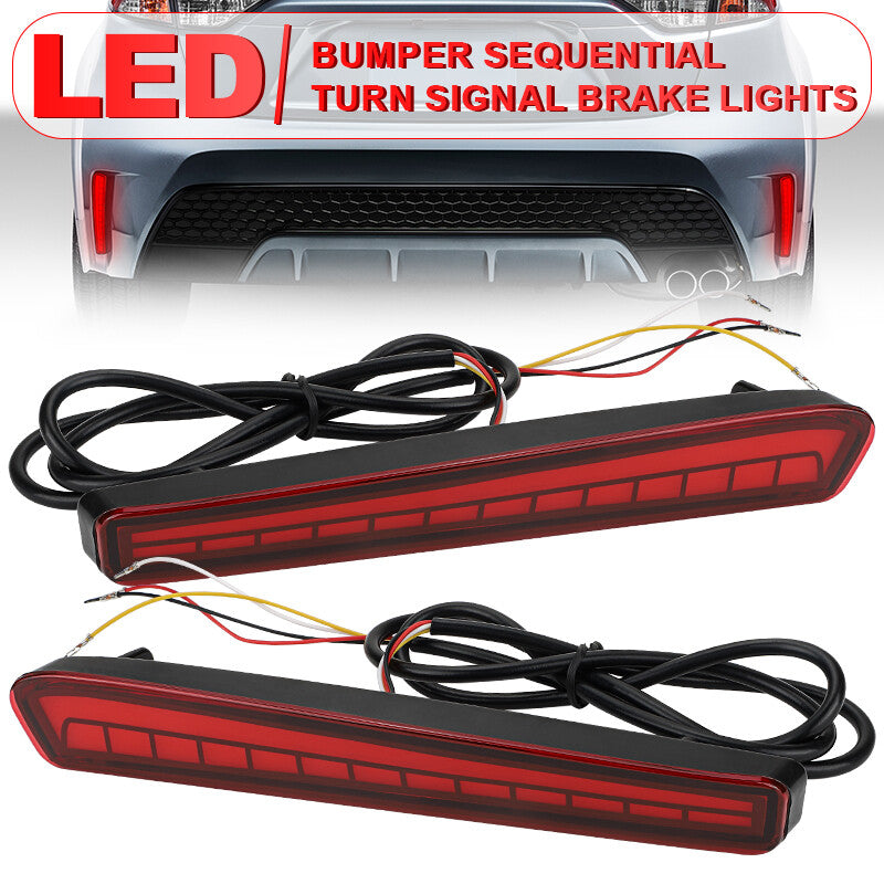 For 2020-2023 for Toyota for Corolla Rear Bumper Fog light LED Tail Brake Signal Lights
