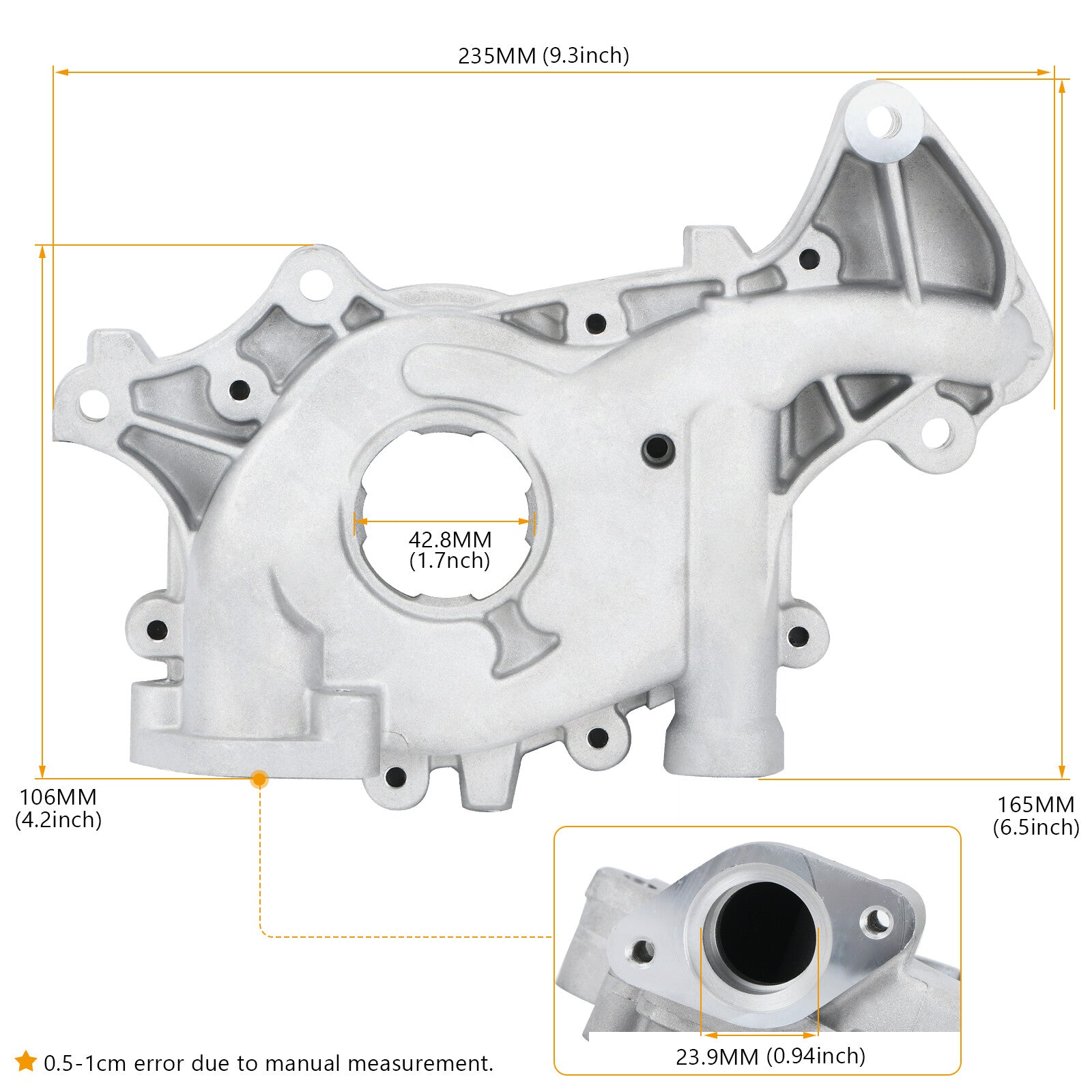 For Engine Oil Pump M390HV High Volume for 2007-2020 for Ford 3.5L 3.7L