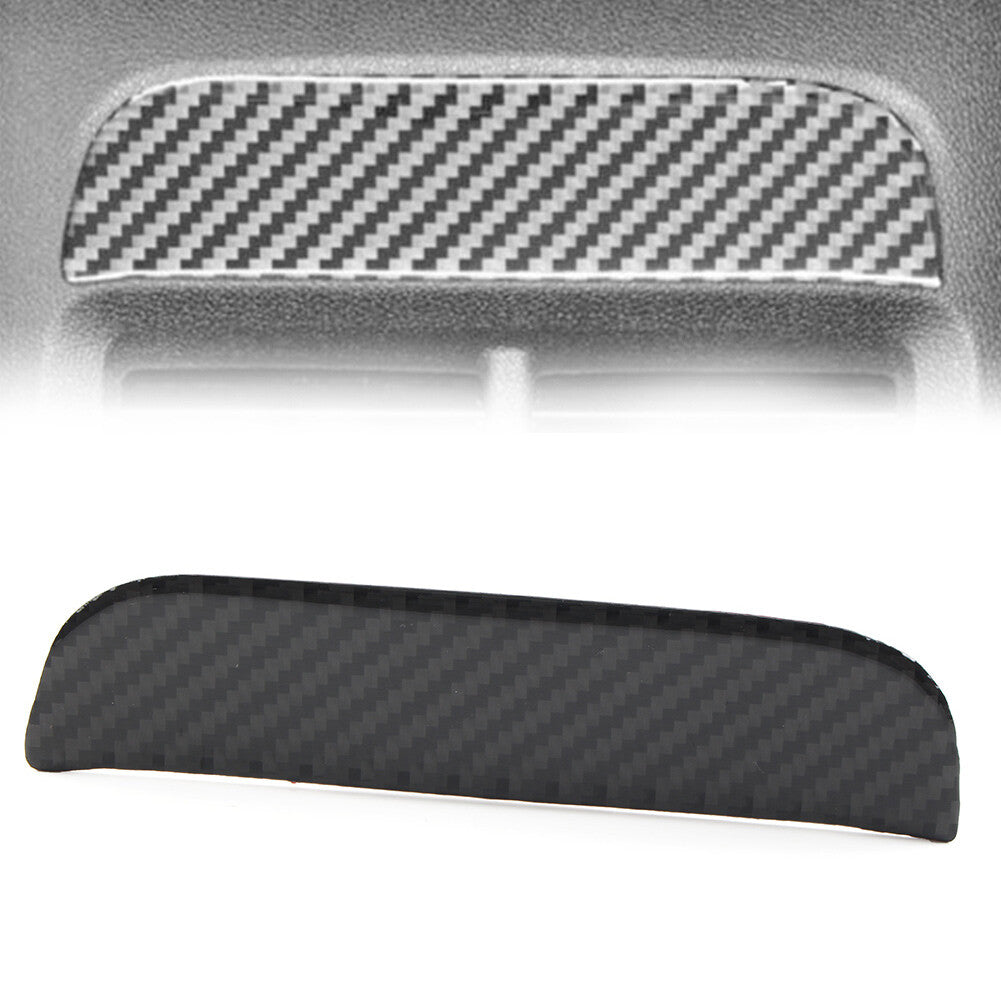 Rear Air Outlet Vent Cover Trim Carbon Fiber Black for Chevrolet Equinox 2017-22