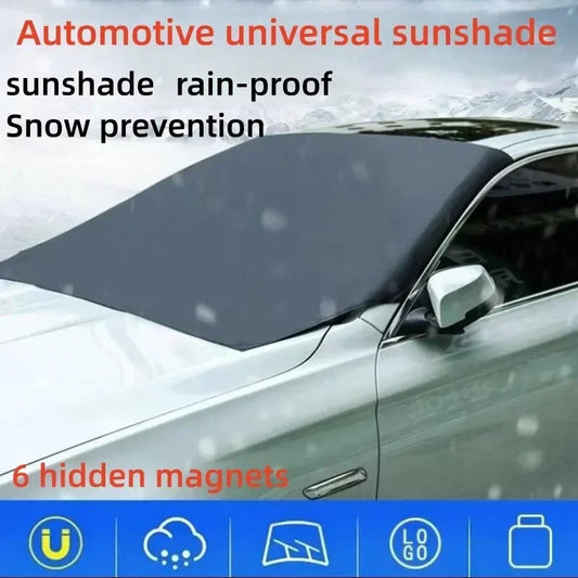 Car Snow Shield Magnetic Winter Snow Shield Front Windshield Protection Cover