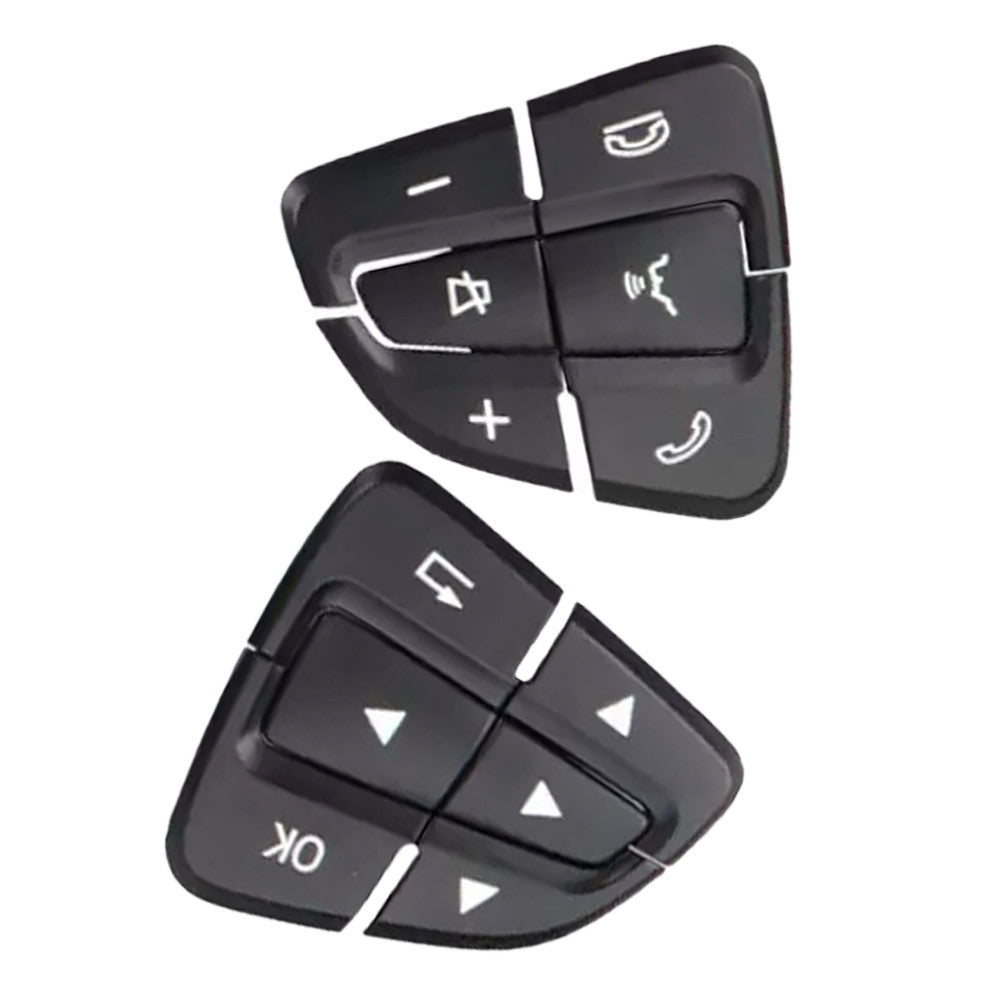 Pair For A B M GL SL CLA CLS GLE GLS SLC SLK Steering Wheel Multi Switch Cover