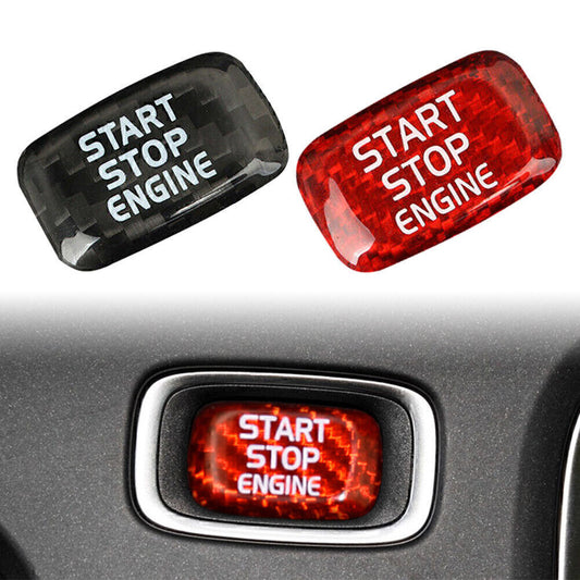 Carbon fiber engine start/stop button sticker suitable for Volvo V40, V60, S60L, S60, XC60