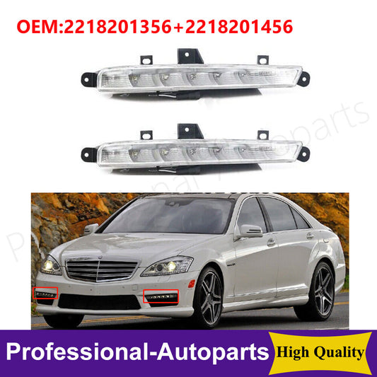 One pair of front fog lights and daytime running lights are suitable for Mercedes-Benz W221 S63