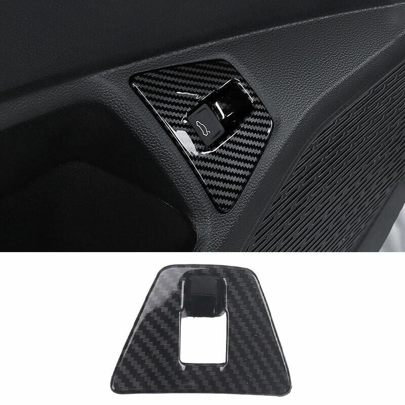 for Volkswagen for Jetta Mk7 2019-2022 Carbon Fiber Tailgate Rear Door Switch Trim