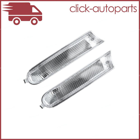 2X Front LH+RH Bumper Fog Light Lamp Housing Cover Cap for Toyota RAV4 1995-97