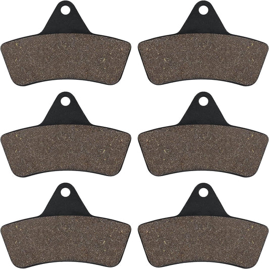 Front and Rear Brake Pads for Arctic Cat 400 500 250 300 2X4 4X4 1998- 2000