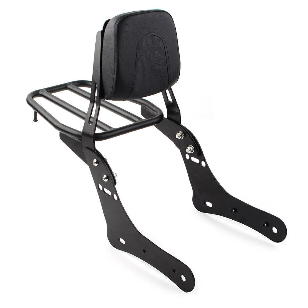 Sissy Bar Luggage Rack Backrest Pad for Kawasaki Vulcan S 650 VN650 2015-2023