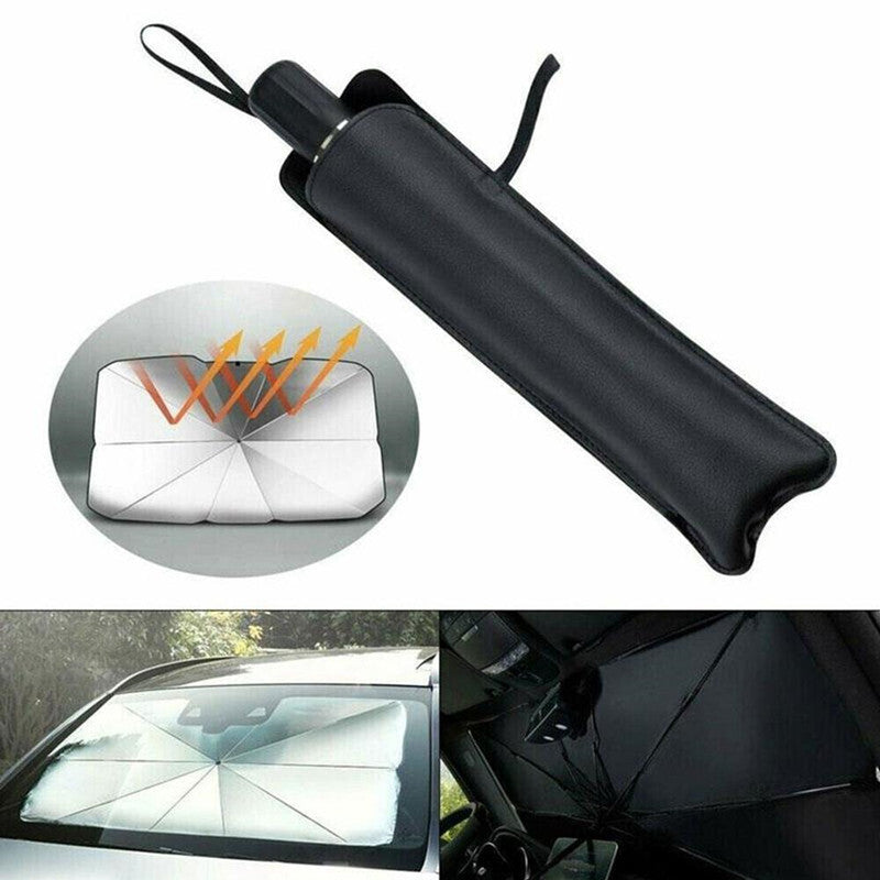 14080cm Car Sun Shade Protector Parasol Umbrella Front Window Sunshade Cover