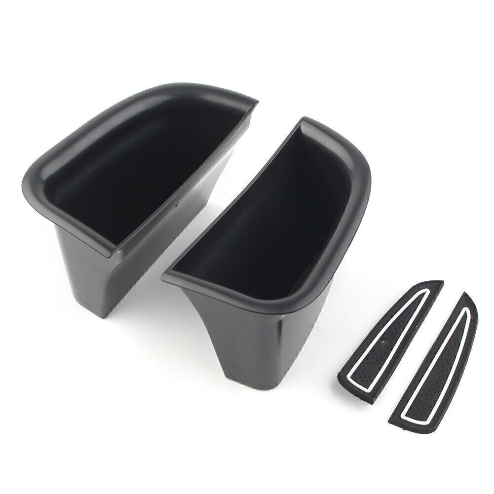 Front Door Handle Armrest Storage Box Tray Bin Kit for Volvo S90 2017-2020 Car