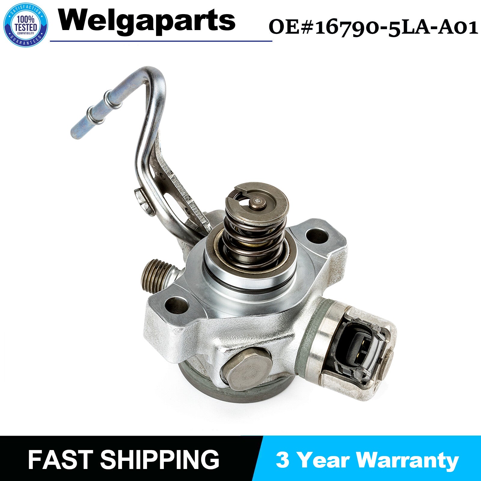 1PC High Pressure Fuel Pump for Honda Accord CR-V for Acura ILX New 16790-5LA-A01