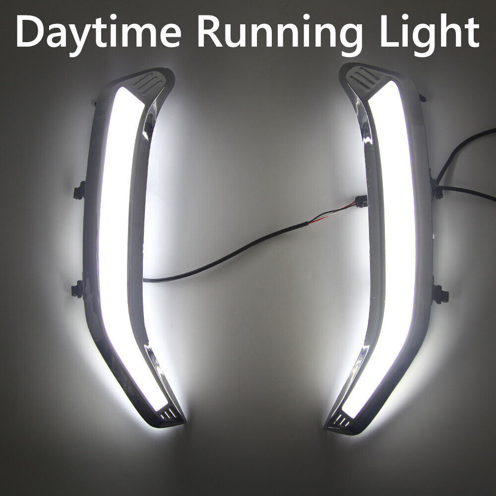 Fit for Subaru Forester 2013-2018 LED DRL Turn Signal Daytime Running Light Lamp
