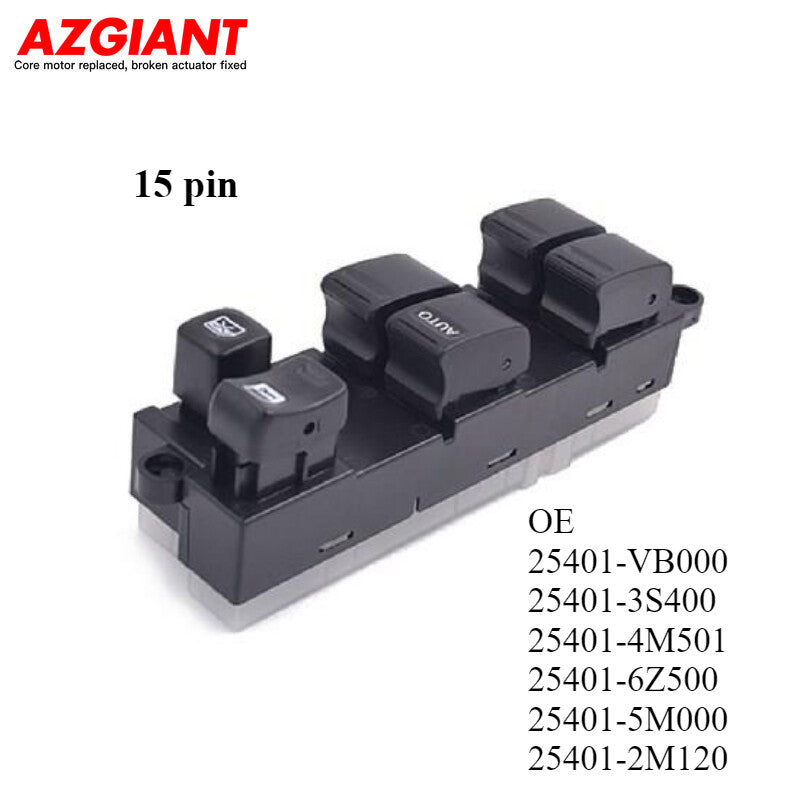Front Left Driver Side Power Window Switch for Nissan Sentra 2000 - 2006