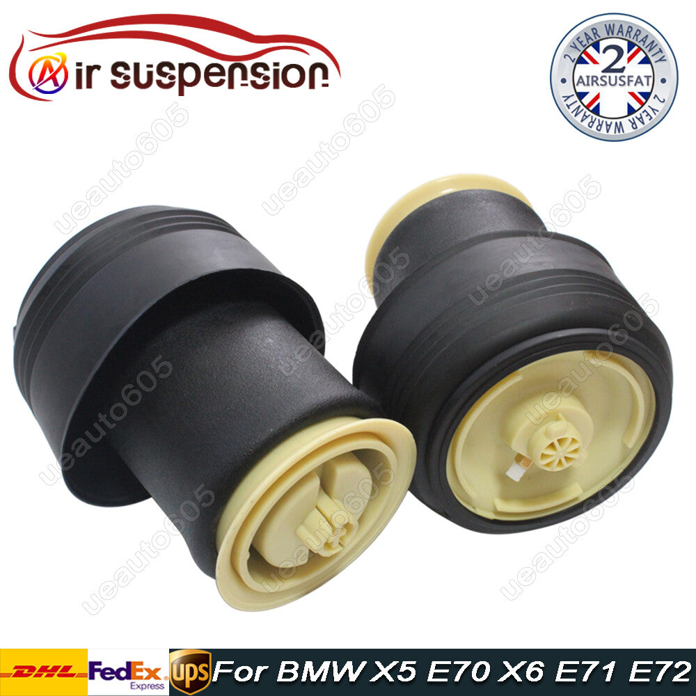 2x Rear Air Suspension Spring Bags for BMW X5 E70 X6 E71 E72 2007-13 37126790080