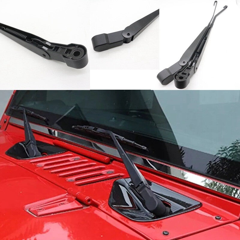 2-piece windshield wiper arm + cap, suitable for 07-18 for Jeep for Wrangler