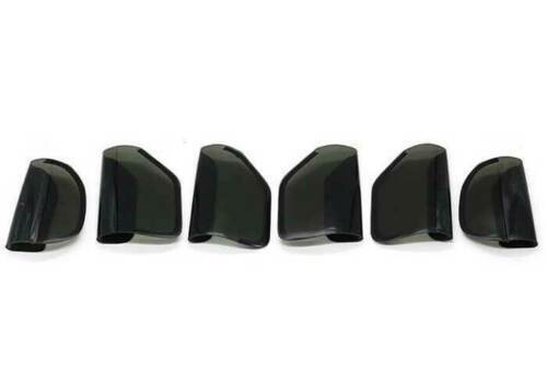 6PCS for Ford for Mustang 2015 2016 2017 Smoke Black Rear Tail Light Lamp Cover Trim