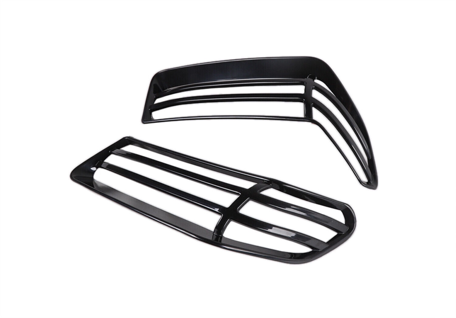 for Jeep for Wrangler JL JLU JT 2018-2024 Black Front Wheel Eyebrow Lamp Cover Trim