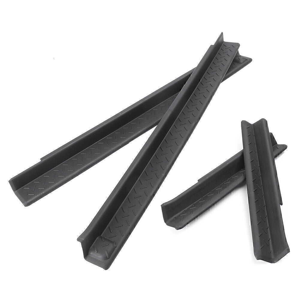 4X Door Sill Plate Entry Guards Protector Trim For 2007-17 for Jeep for Wrangler 4 door