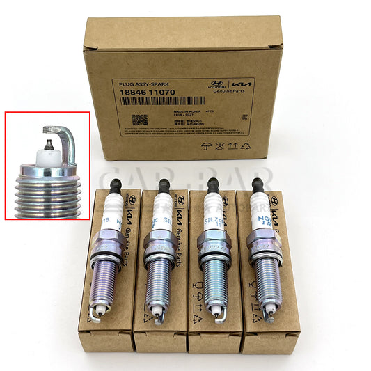4 x Iridium Spark Plugs For 11-18 for Hyundai ElantraTucson for Kia Forte 1.8L 2.0L 2.4L