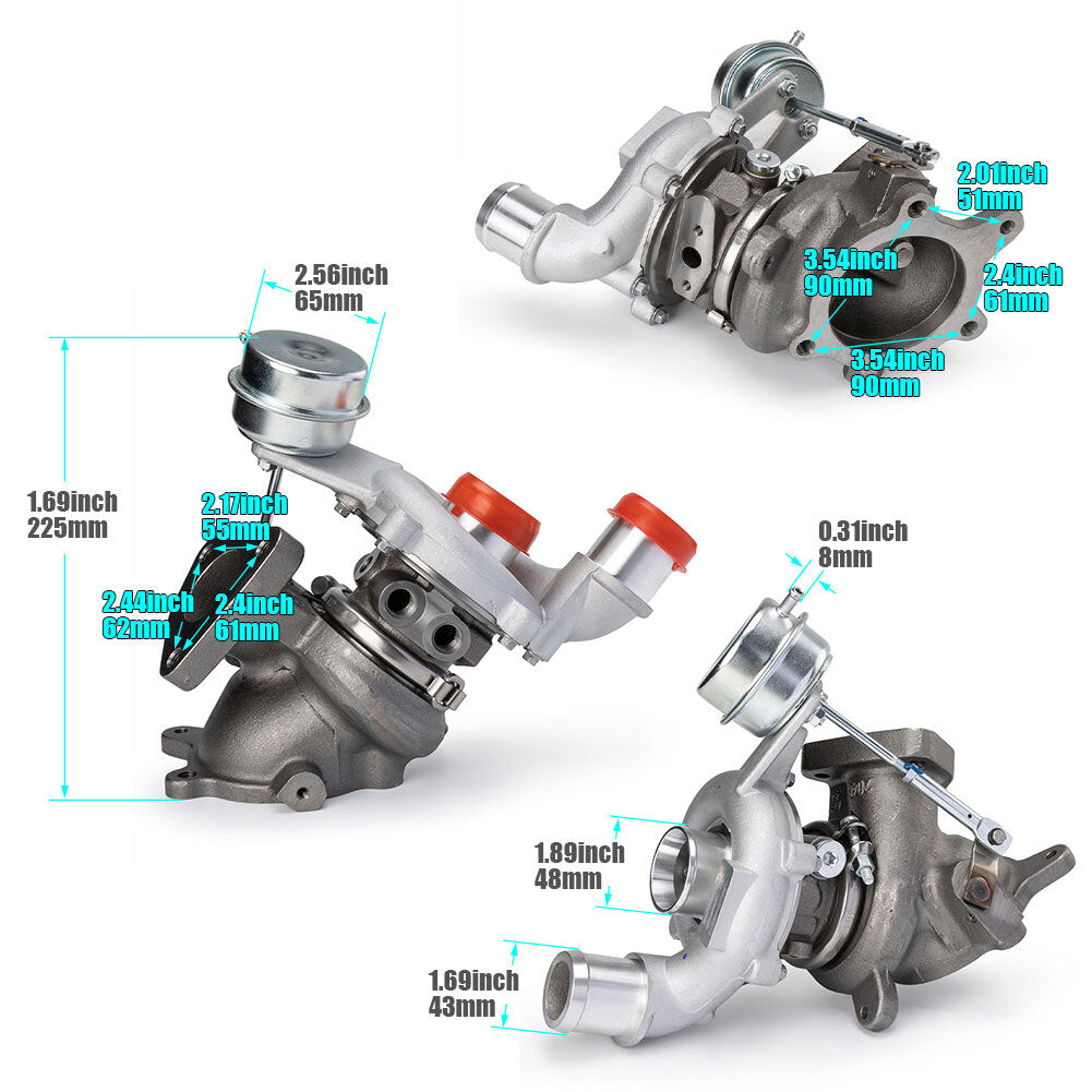 RHLH AA5E9G438GD Turbo Turbocharger for FORD EXPLORER FLEX TAURUS for LINCOLN MKS