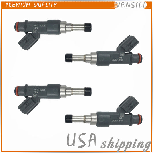 4PCS 23250-79155 Fuel Injector 23250-75100 for Toyota 4Runer Tacoma 2.7L 05-14