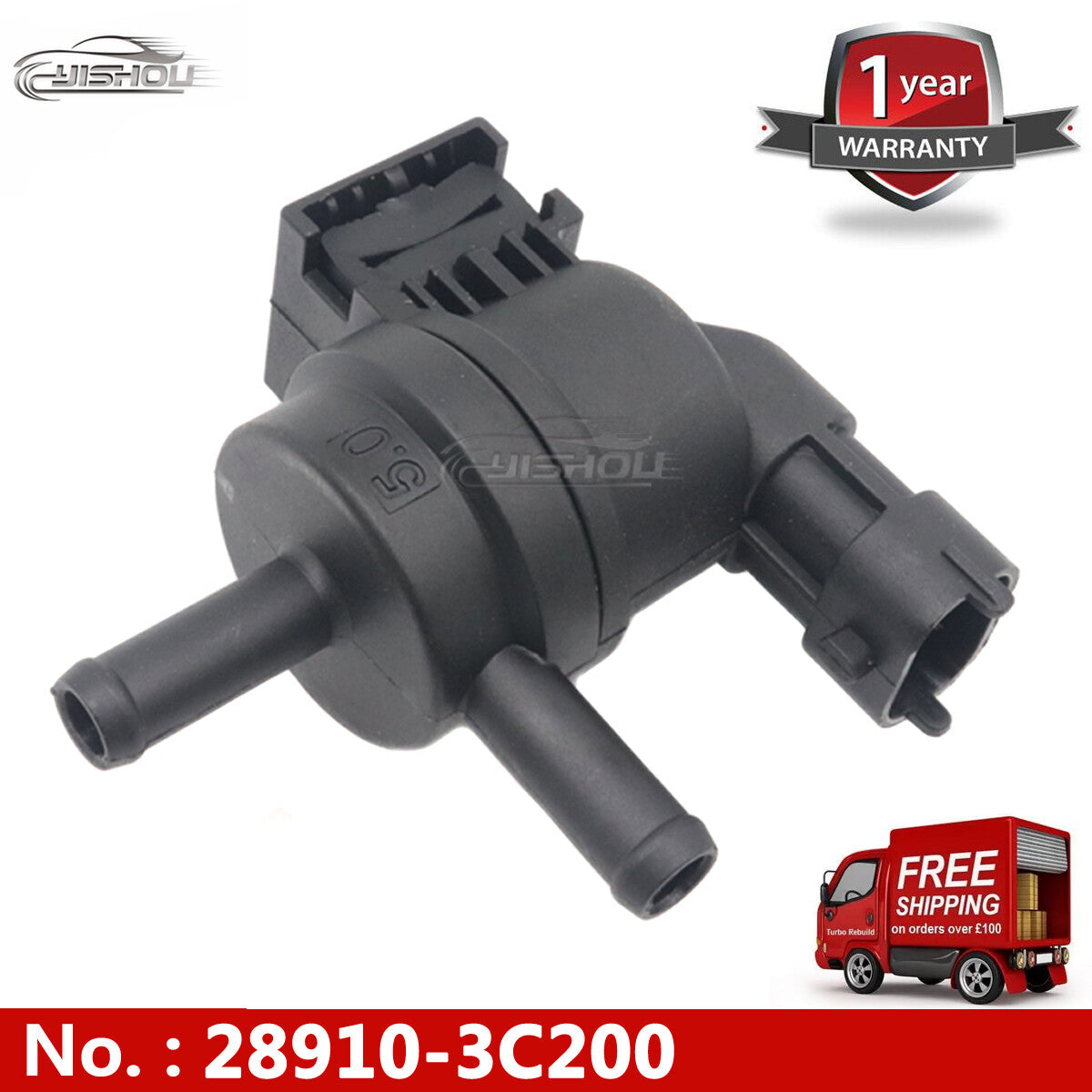 new solenoid valve for Hyundai (2010-2020) and for Kia (2011-2020) EVAP steam tank purge valve.